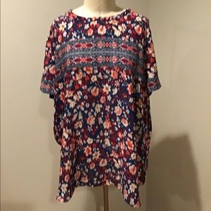 Blouse--Ann Taylor Loft--Summer--Flowery--Boho